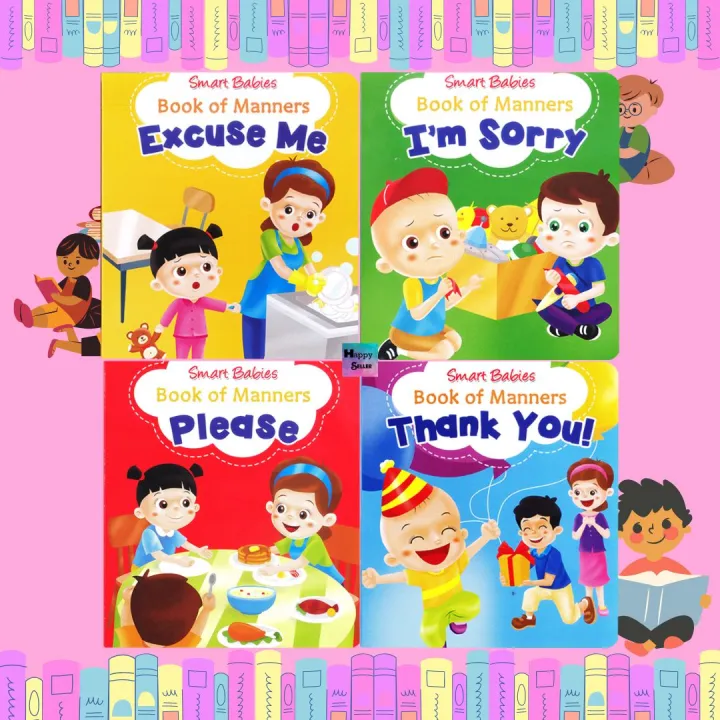 Book Of Manners Board Book For Kids | Lazada PH