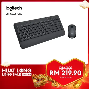 Logitech Signature K650 Comfort Full-Size Wireless Keyboard with Wrist  Rest, BLE Bluetooth or Logi Bolt USB Receiver, Deep-Cushioned Keys, Numpad