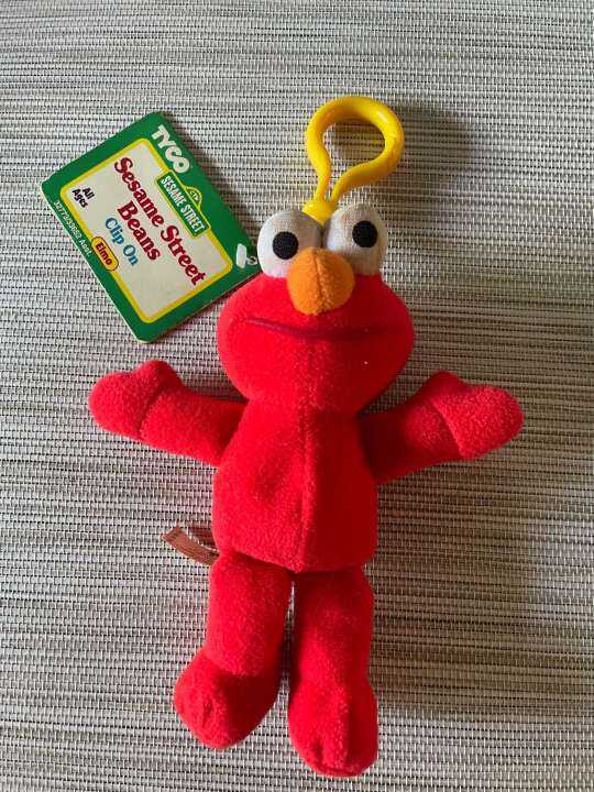 Sesame Street Elmo Plush Keychain Vintage 1997 Tyco Lazada PH