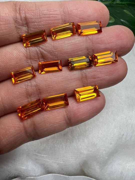 บุษราคัม-เนื้อแข็ง-5x10-มิลลิเมตร-10-เม็ด-5x10-mm-สะอาดตา-yellow-sapphire-hardness-9-พลอย100-lab-made