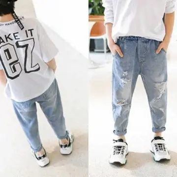 2022 Spring Autumn Baby Girl Jeans Pants Kids Clothes Cotton Casual  Children Trousers Teenager Denim Pants - China Fashion Trousers and  Trousers price
