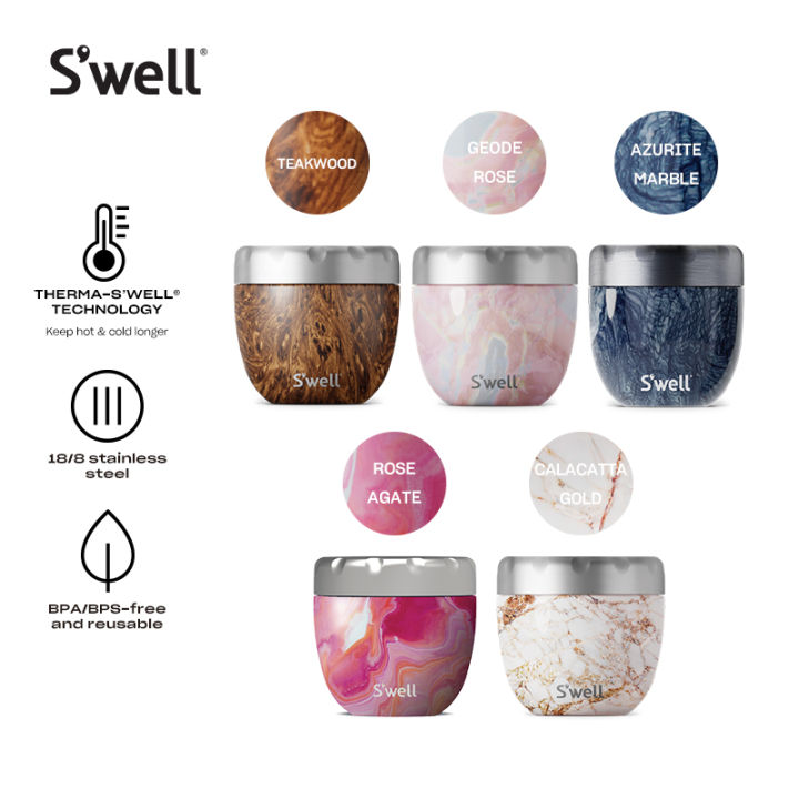 Geode Rose S'well Eats 2-in-1 Food Bowl, 636ml – CookServeEnjoy