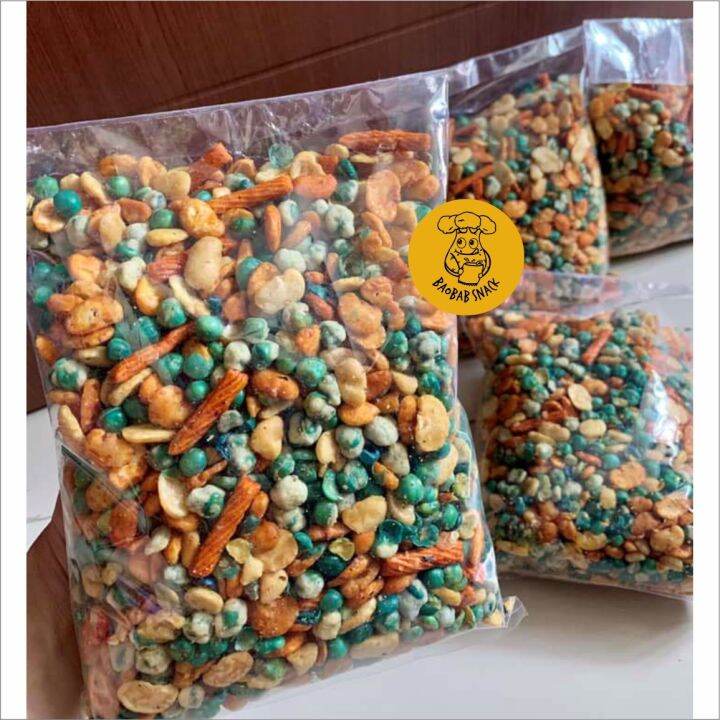 Kacang Campur Mix Nut 500gr Baobab Snack Crispy Oleh Oleh Enak