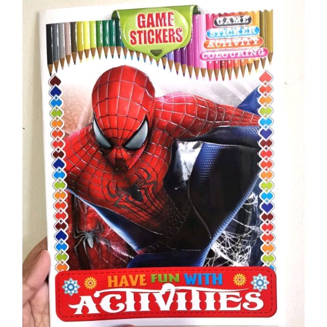 Spiderman Coloring Book: A Fun Book For Learning, Coloring