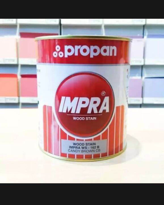 Impra wood stain candy brown CB cat impra cat kayu 1 kg Impra Propan