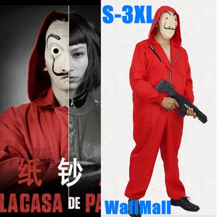 Paper House Salvador Dali Cosplay Money Heist Movie Costume Lazada Singapore 9487