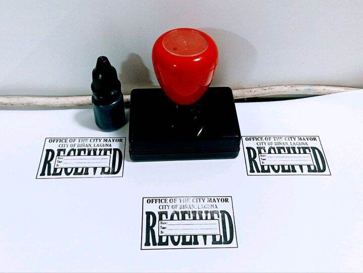 FREE INK REFILL COMPANY STAMP CUSTOMIZED SELF INKING STAMP TRODAT Lazada PH
