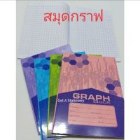 [12 เล่ม] สมุดกราฟ Graph Notebook 165*240 มม. 40 แผ่น