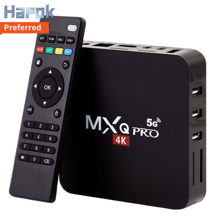 Hapok Mxqpro 4k 5g TV Box 5G TV Box 4K 5G Android Technology Smart TV ...