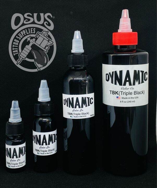 DYNAMIC TRIPLE BLACK 8oz / 4oz / 1oz / 1/2oz ORIGINAL INK Lazada PH