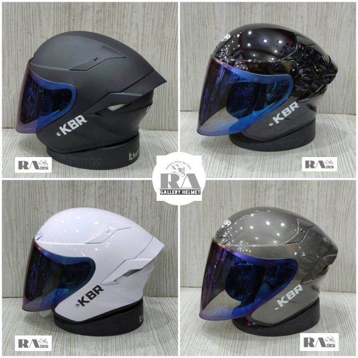 HELM KBR KAIRO SOLID HELM HALF FACE VERSI TTC TERBARU 2023 Lazada