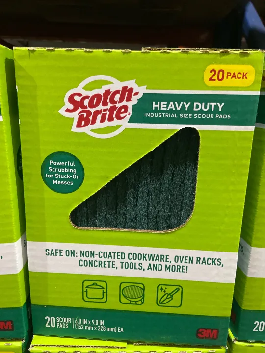 SCOTCH BRITE HEAVY DUTY SCOUR PAD 20 PCS Lazada PH
