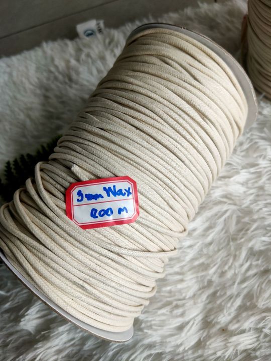 macrame-wax-cord-เชือกเมคราเม่เคลือบแว๊กซ์-3-mm-200-m