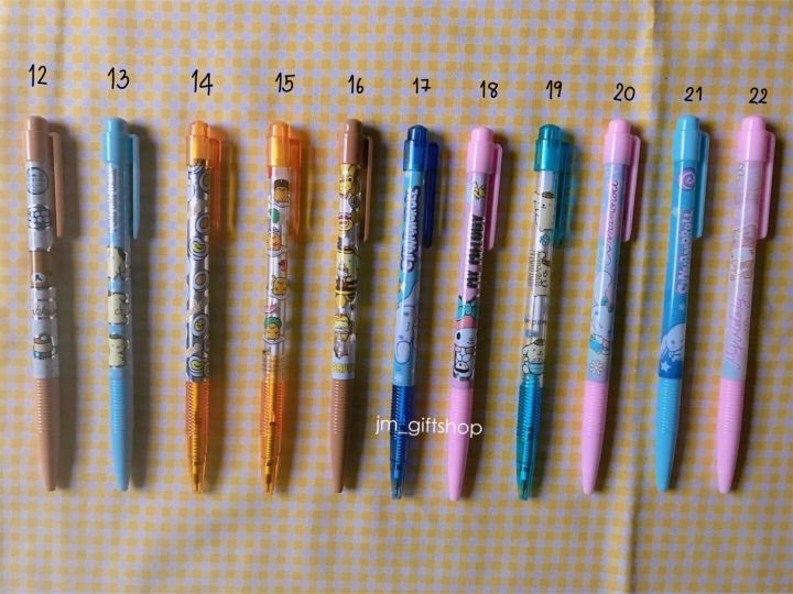 ปากกา-sanrio-หัวปากกา-0-38-mm-หัวแหลม-เขียนสวย-ปากกาลื่น-เขียนดี-การันตี-ยอดขายมากกว่า-300-แพ็ค-สินค้าล๊อตสุดท้ายหมดแล้วหมดเลยนะคะ
