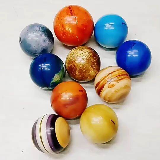 10PCS Solar System Planet Balls Set Hand Squeeze Sensory Ball Toy, Anti  Stress Ball Stress Relief Fidget Toy