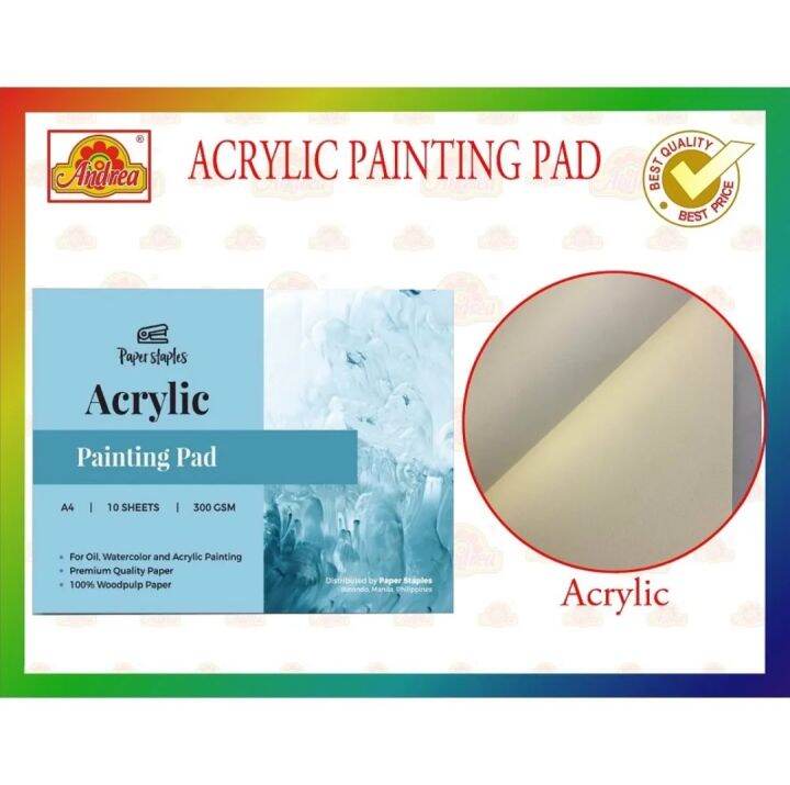 Acrylic Painting Pad 10 sheets A4 size Lazada PH
