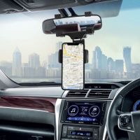 ที่ติดโทรศัพท์ ในรถ สามารถปรับได้ ที่วางมือถือ แบบติดกับ กระจกมองหลัง CAR②