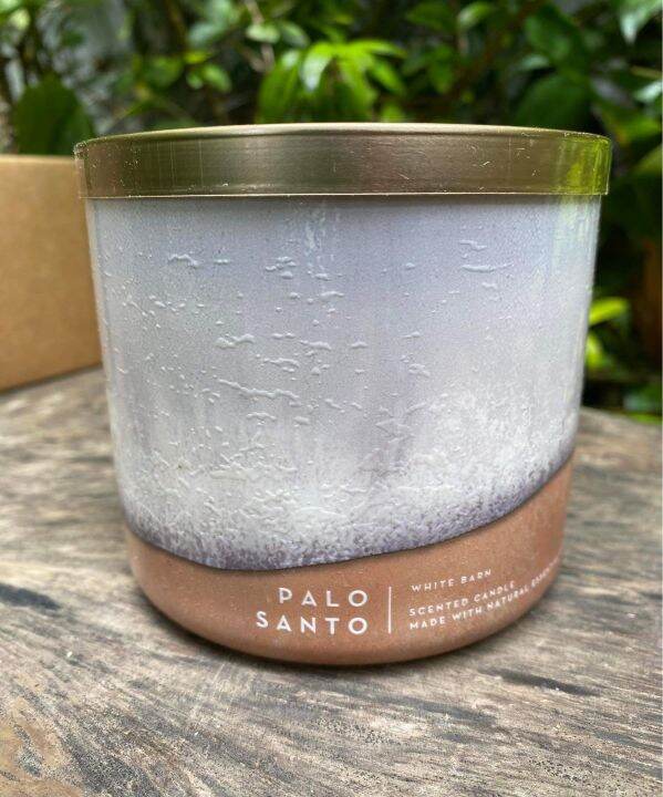 Bath and Body Works 3 Wick Candle Palo Santo Lazada PH