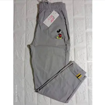 Women's Gray Mickey Mouse Sweatpants, Size XL