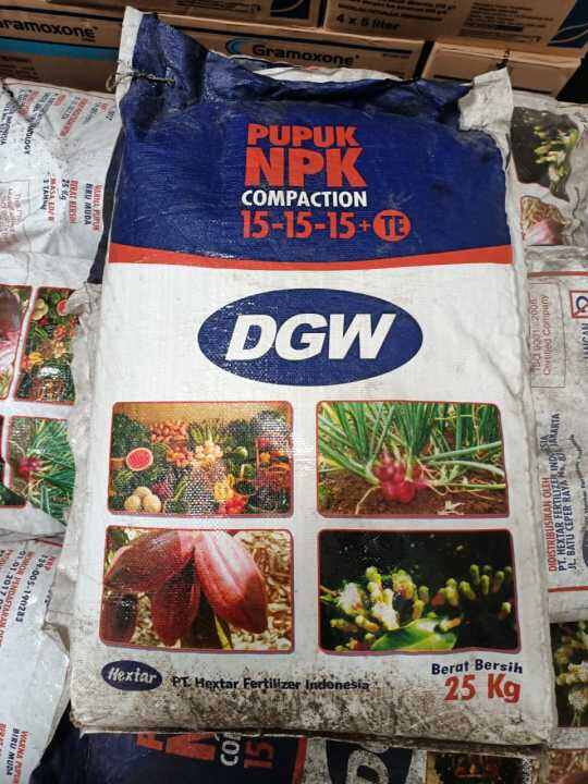 Pupuk NPK DGW Compaction 15 15 15 +TE 25kg | Lazada Indonesia