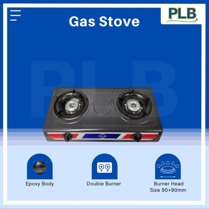 PHILUX GAS STOVE DOUBLE BURNER PH29 Lazada