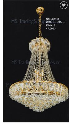 SCL-66117 Pendants Lamp โคมห้อยต่างประเทศ (คริสตัลแท้) Foreign Pendant Lamp (Genuine Crystal)