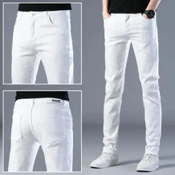 Basic White Pants for Men