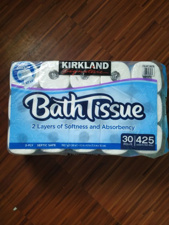 Kirkland Signature 2 Ply Bath Tissue, 30-Rolls, 425-Sheets