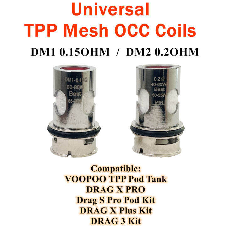 [Ship Today] 3PCS/Pack Universal TPP Mesh OCC Coils DM1 DM2 DM4