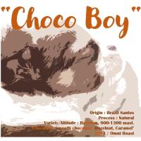 เมล็ดกาแฟ  "Choco Boy" -  Chocolate, Smooth chocolate, Hazelnut, Vanilla, Caramel  (200g Medium roast)