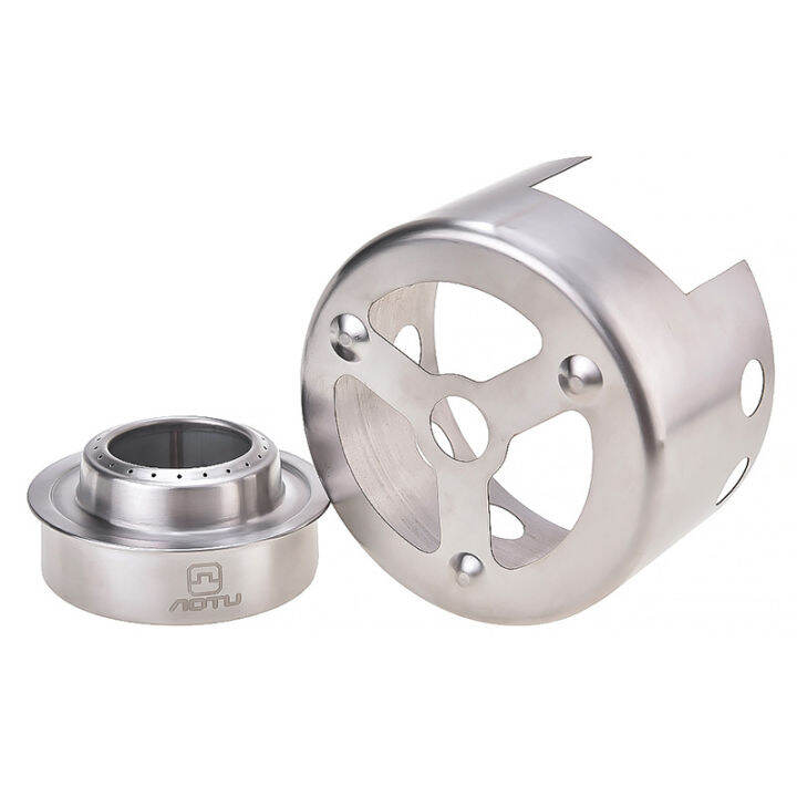 【COD】AOTU Outdoor Camping Alcohol Stove Windproof Lightweight Easy