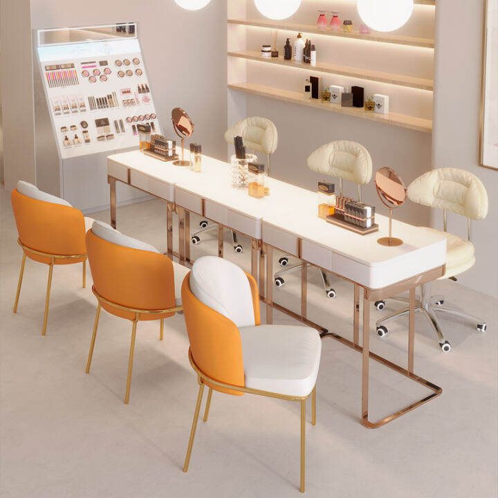 Classy Beauty Salon Makeup Stool Nail Salon Customer Chair Fashion