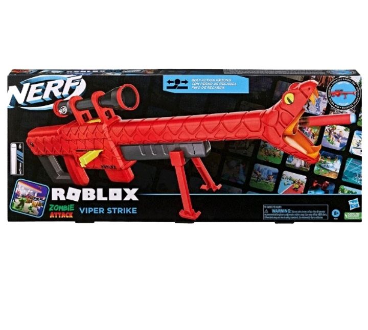 Lançador Nerf Roblox MM2 Shark Seeker Hasbro F2489