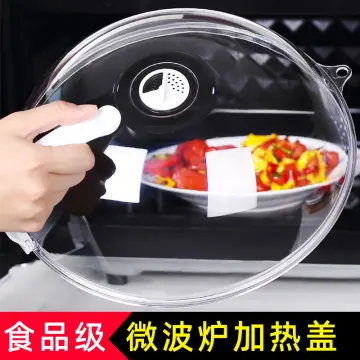 1pc Splash Proof Cover For Microwave Oven Heat-Resistant Food Hot Dishes  Cover