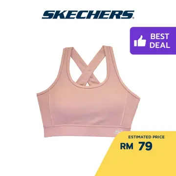 Skechers Women Performance Running Sports Bra - SP22Q4W356-SEBL  Performance, Sport Perempuan