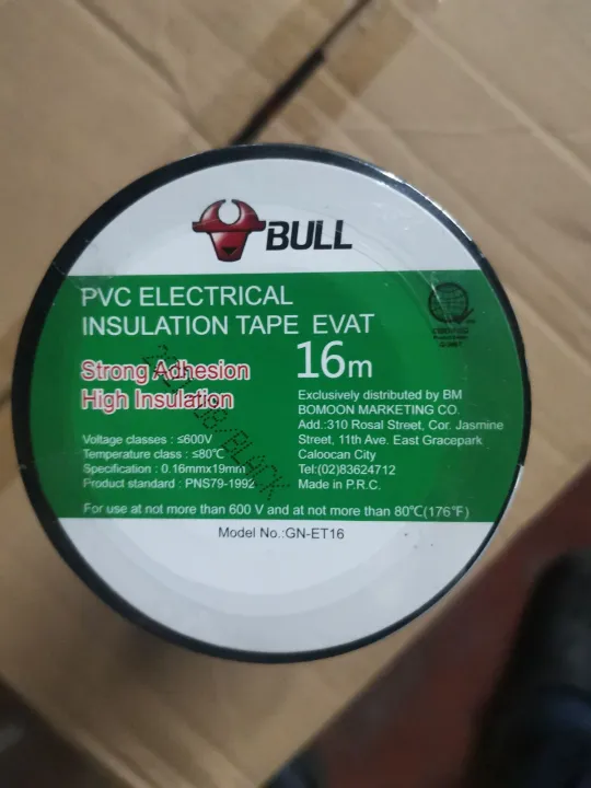 original bull electrical tape strong adhesion high insulation Lazada PH