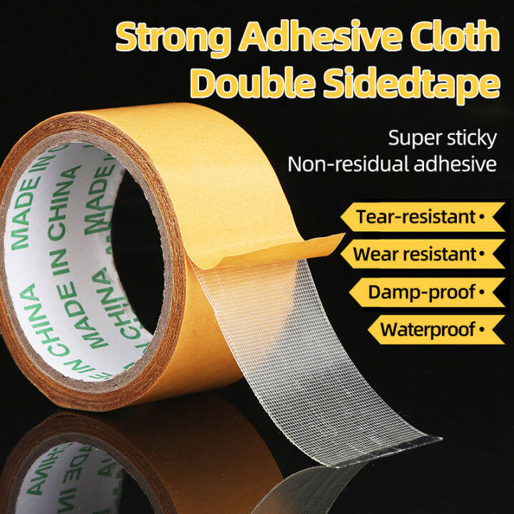 Double Sided Tape Mesh Tape Waterproof Carpet Adhesive Mesh Heavy High