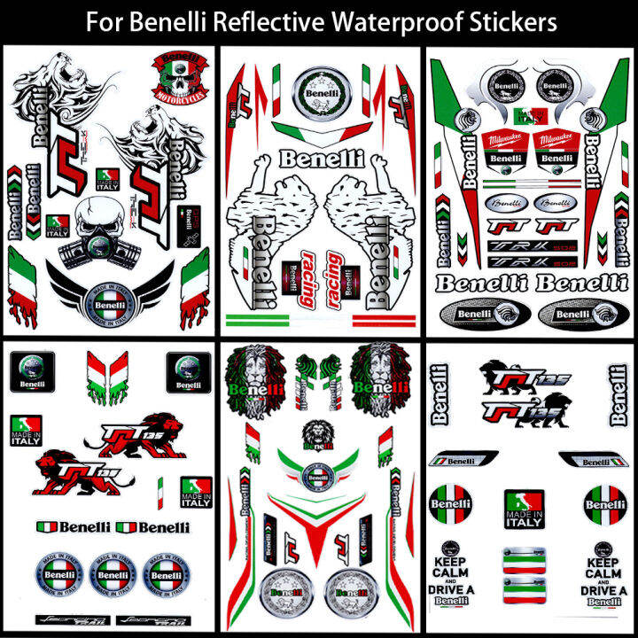 Benelli Accessories Reflective Motorcycle Modified Stickers Decals