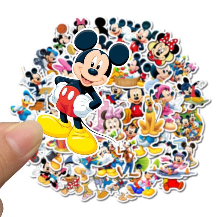 sticker-สติ๊กเกอร์-mickey-mouse-h-177-มิกกี้-เมาส์-50ชิ้น-มิกกี้เมาส์-มิค-กี้-เม้า-มินนี่-disney-ดิสนีย์-mickey-ตุ๊กตา