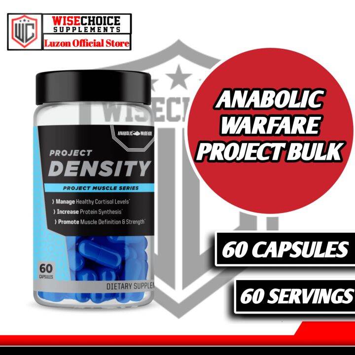 ANABOLIC WARFARE PROJECT DENSITY 60 CAPSULES Lazada PH