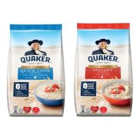 ส่งฟรี [ขายดี] QUAKER เควกเกอร์ ข้าวโอ๊ต ขนาด 1 กิโลกรัม (เลือกรสได้)