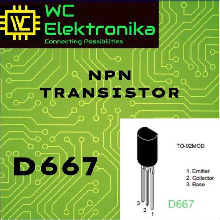 D667 NPN TRANSISTOR 5PCS/SET Lazada PH