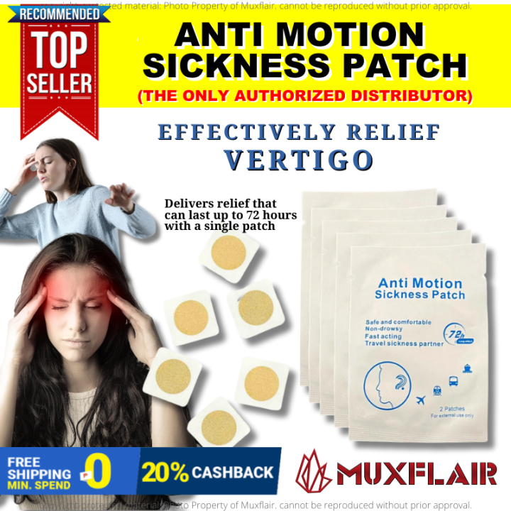 Anti Motion Sickness Patch for Kids and Adults Easy to Use Relieve