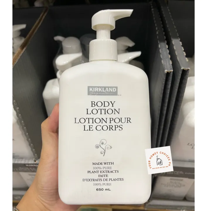 Kirkland Signature Body Lotion 650mL Lazada PH