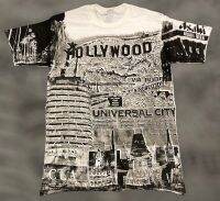 เสื้อยืด Ovp ลาย HOLLYWOOD สไตล์ปี90s