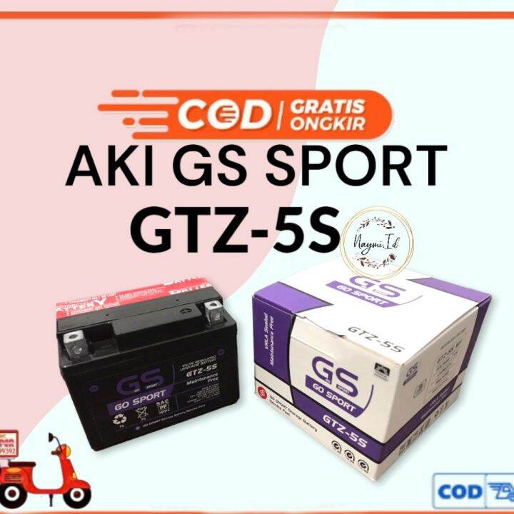 AKI GS SPORT GTZ5S AKI MOTOR PASANG AIR ELEKTROLIT KUALITAS PREMIUM