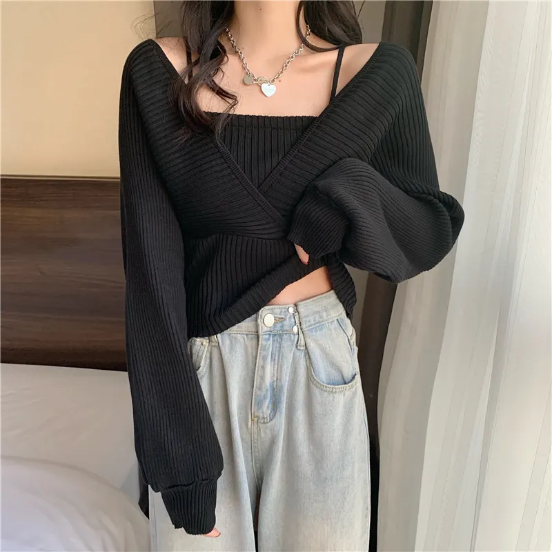 Thin black sweater on sale women's