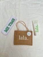 lala self-care kit 200ml, headband, tote