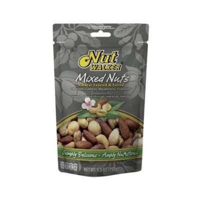 Nut Walker Mixed Nuts ถั่วผสมอบเกลือ ขนาด 150 กรัม