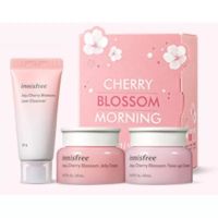 ของแท้ 100% ค่ะ Innisfree Cherry Blossom Morning kit Set (3 items: Jelly Cream 20ml, Tone Up Cream 20ml, Cleanser 20 ml.)